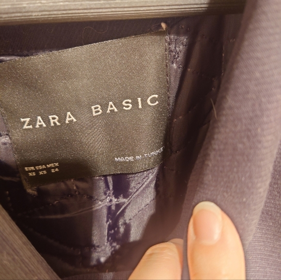 Zara Black Trench Coat - Picture 2 of 4